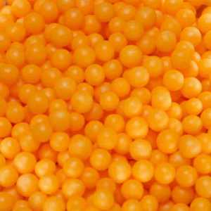 Sprinkles- Jumbo Beads - Orange